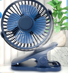 Mini Ventilador USB con Clip - Silencioso Recargable para Dormitorios