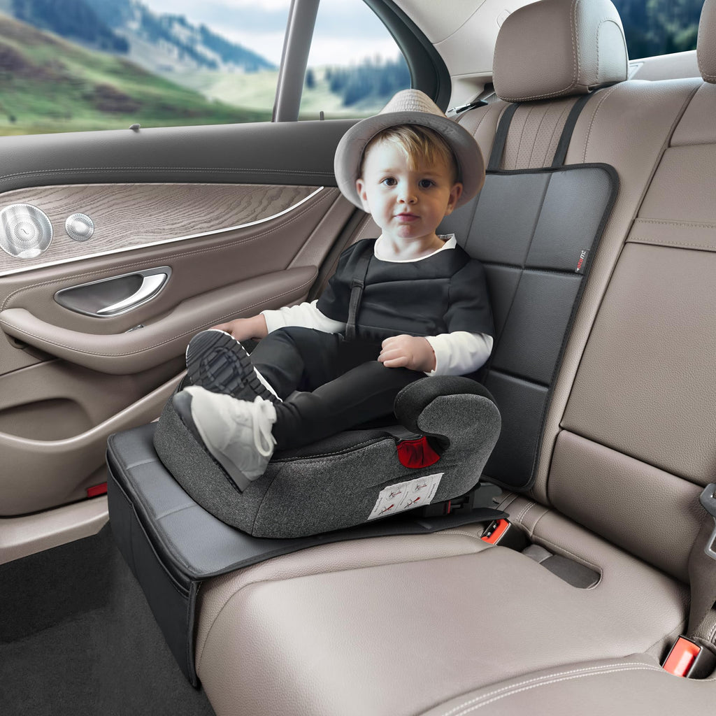 Protector de Asiento de Coche Otom para Asiento de Coche Infantil (Negro)
