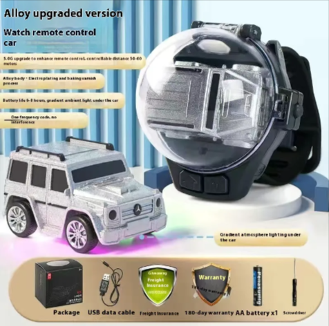MiniDrive Coche de Control Remoto – Mini Coche Eléctrico con Control de Reloj