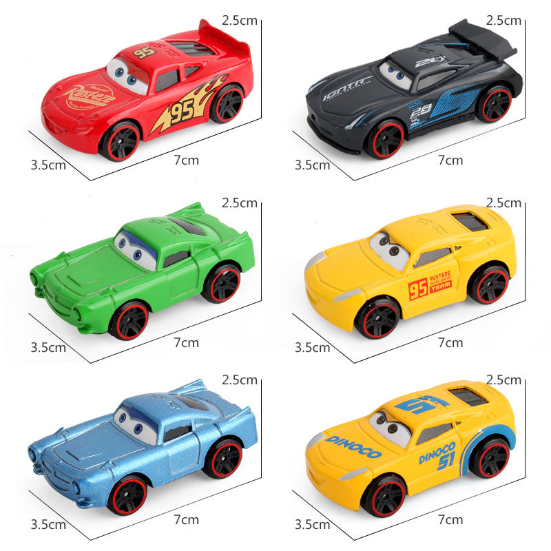 Modelo de Coche de Carreras de Aleación Lightning (Modelo de Coche de Juguete)