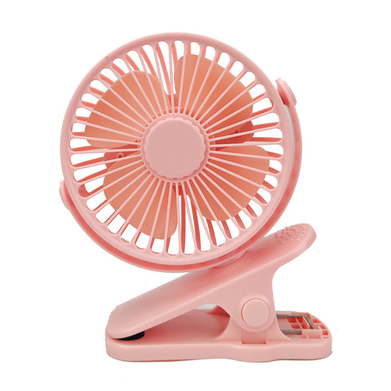 Mini Ventilador USB con Clip - Silencioso Recargable para Dormitorios