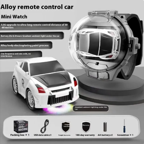 MiniDrive Coche de Control Remoto – Mini Coche Eléctrico con Control de Reloj