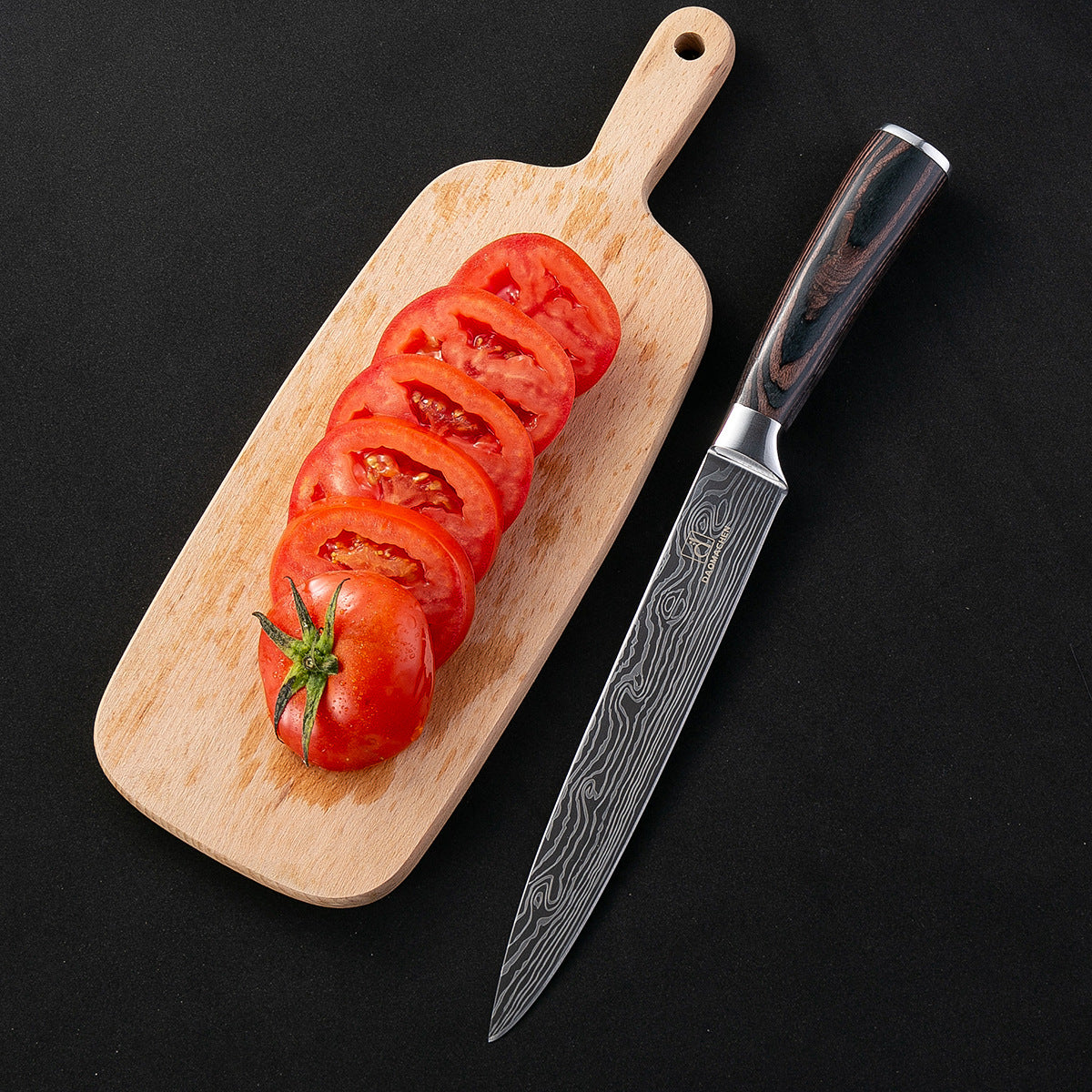 Juego de Cuchillos de Cocina Estilo Damasco