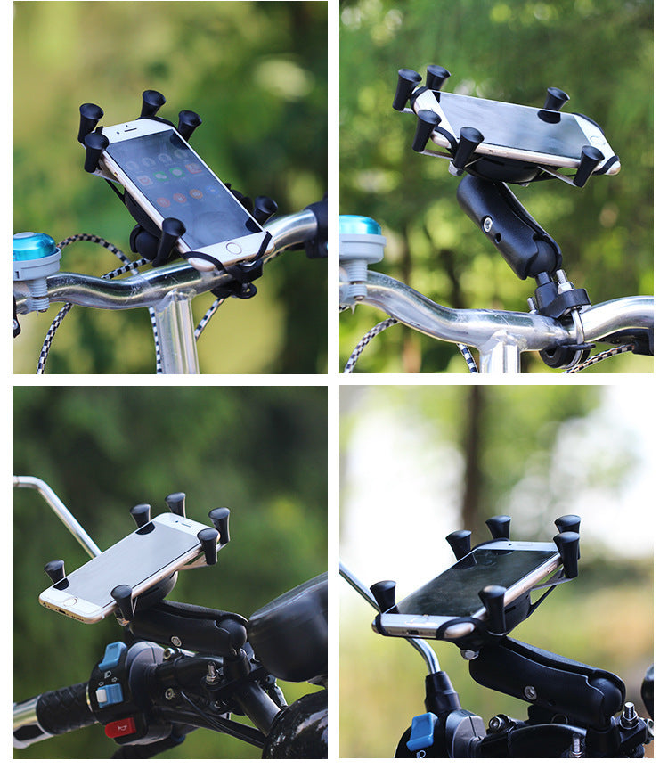 Soporte Antirrobo Universal para Teléfonos para Motos y Bicicletas
