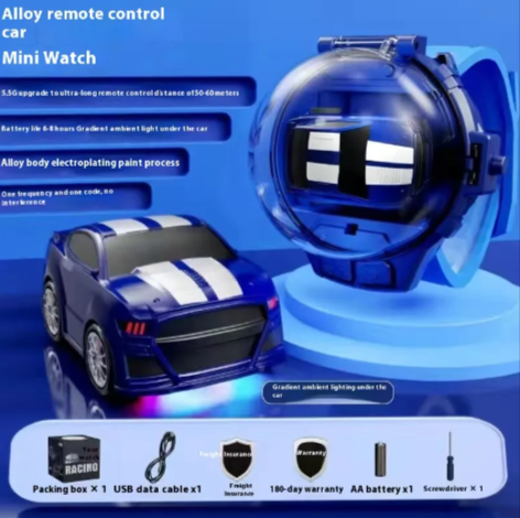 MiniDrive Coche de Control Remoto – Mini Coche Eléctrico con Control de Reloj