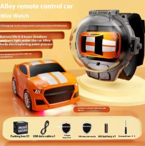 MiniDrive Coche de Control Remoto – Mini Coche Eléctrico con Control de Reloj