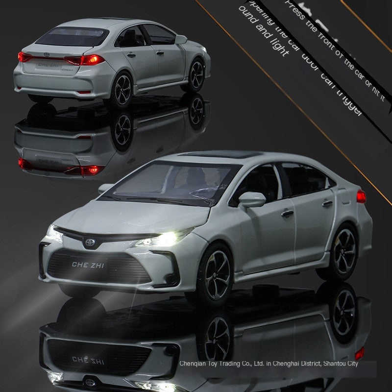 Modelo de Coche Corolla 1:32 con Base - Coche de Juguete de Aleación