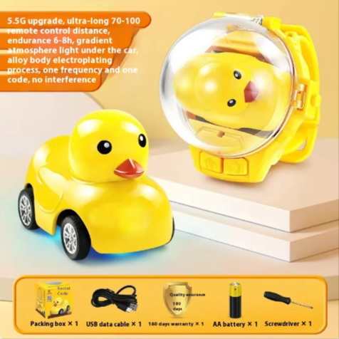 MiniDrive Coche de Control Remoto – Mini Coche Eléctrico con Control de Reloj