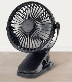 Mini Ventilador USB con Clip - Silencioso Recargable para Dormitorios