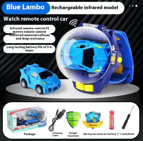 MiniDrive Coche de Control Remoto – Mini Coche Eléctrico con Control de Reloj