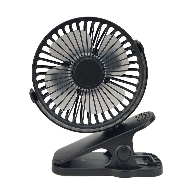 Mini Ventilador USB con Clip - Silencioso Recargable para Dormitorios