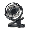 Mini Ventilador USB con Clip - Silencioso Recargable para Dormitorios