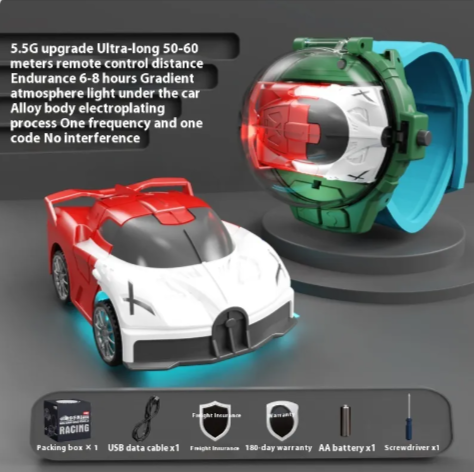 MiniDrive Coche de Control Remoto – Mini Coche Eléctrico con Control de Reloj