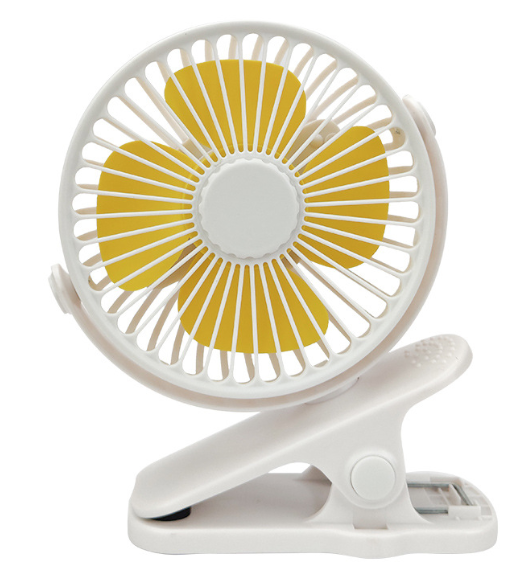 Mini Ventilador USB con Clip - Silencioso Recargable para Dormitorios