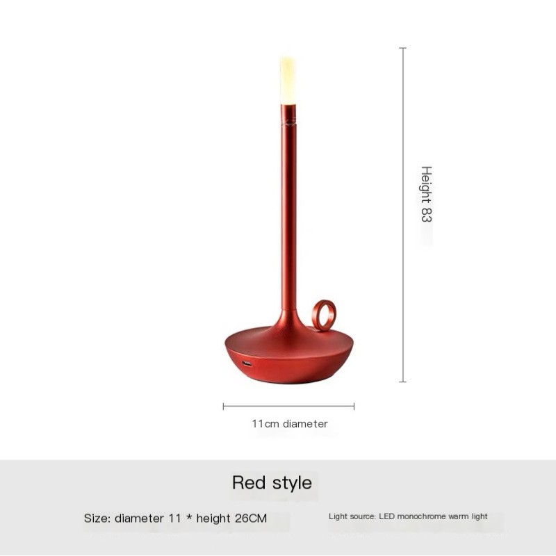 Lámpara de Mesa Tipo Candelabro Vintage Minimalista LED