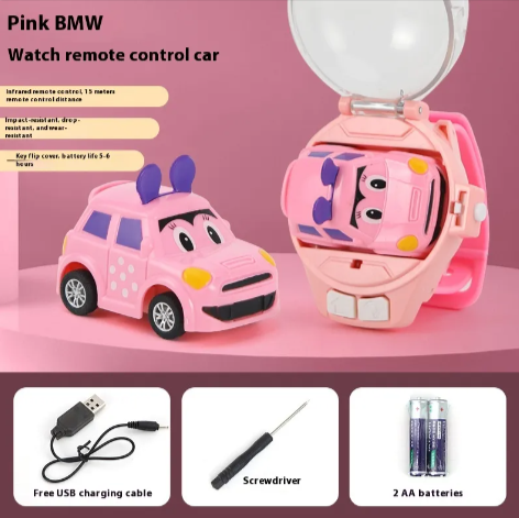 MiniDrive Coche de Control Remoto – Mini Coche Eléctrico con Control de Reloj