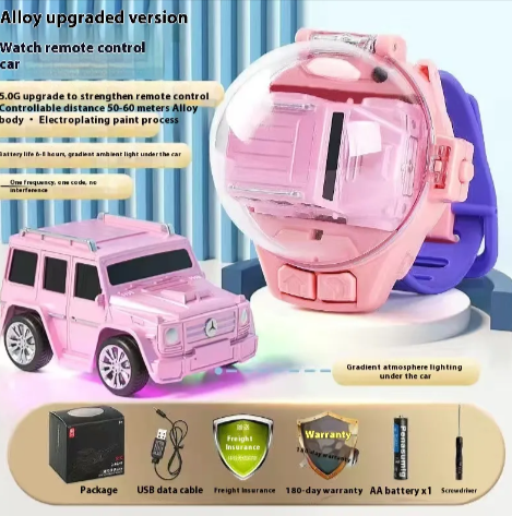 MiniDrive Coche de Control Remoto – Mini Coche Eléctrico con Control de Reloj