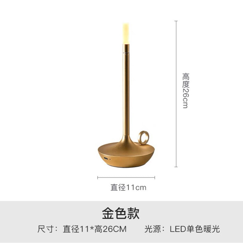 Lámpara de Mesa Tipo Candelabro Vintage Minimalista LED