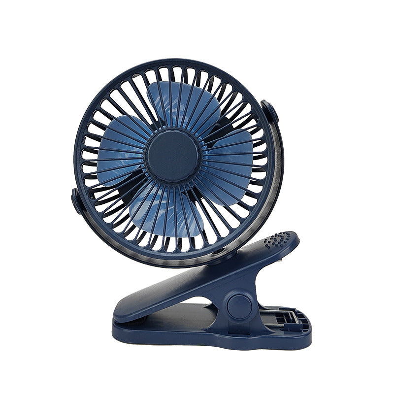 Mini Ventilador USB con Clip - Silencioso Recargable para Dormitorios