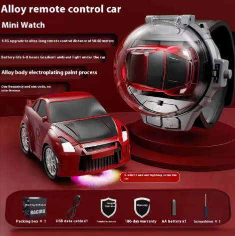 MiniDrive Coche de Control Remoto – Mini Coche Eléctrico con Control de Reloj