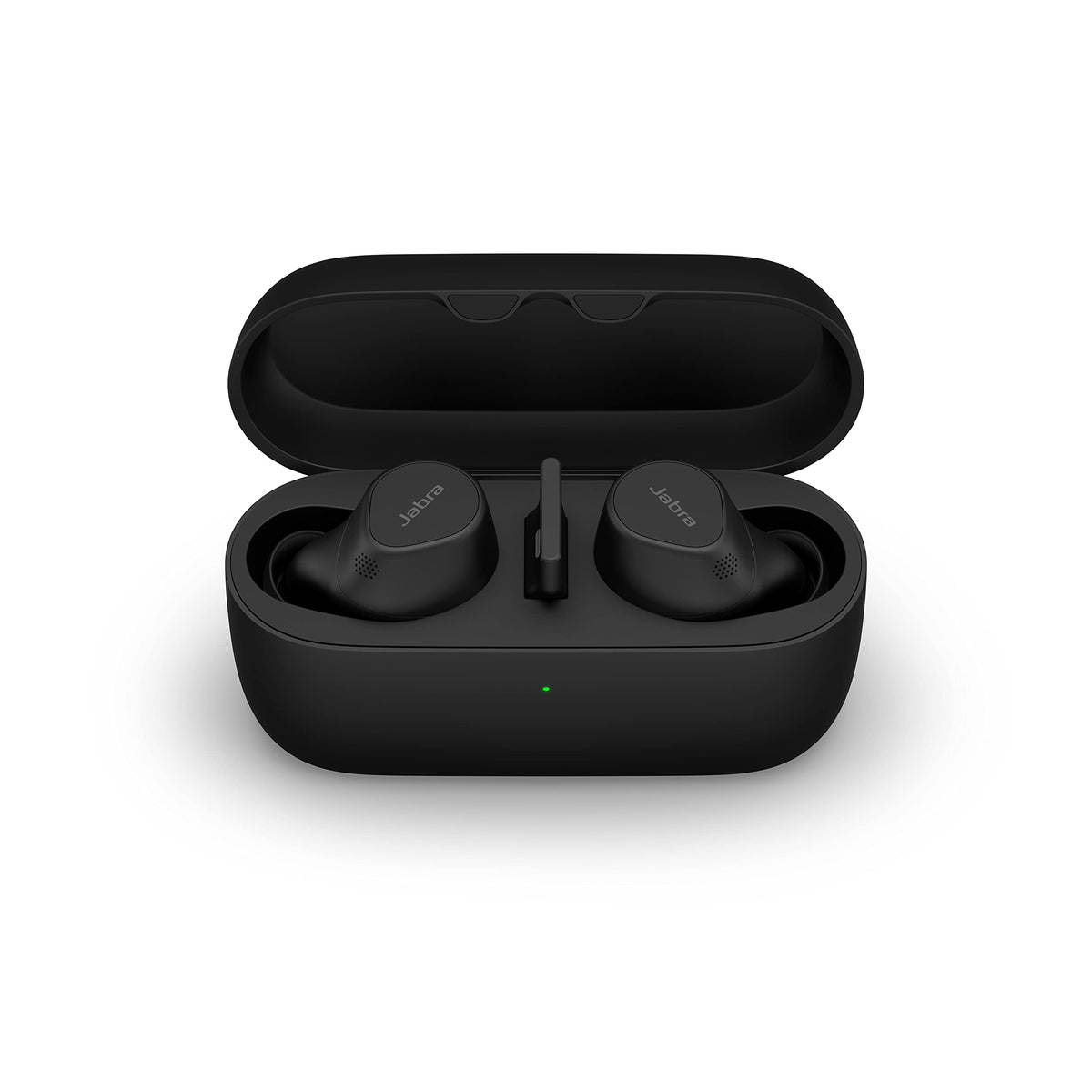 Audífonos Inalámbricos Jabra Evolve2 True Wireless - Audífonos Bluetooth Intraurales con Cancelación Activa de Ruido y Tecnología de Voz MultiSensor - Certificados para Funcionar con Tus Aplicaciones de Reuniones Virtuales - Negro